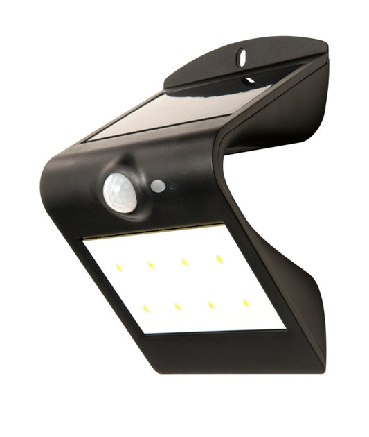 Solar Guardian PIR Wall Light - Black