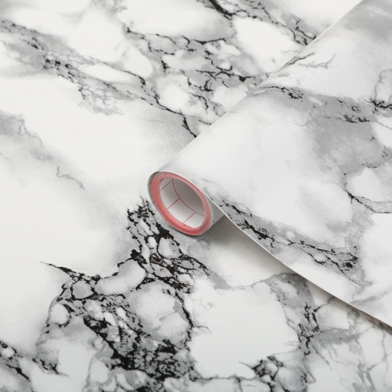 Self Adhesive Film - Marble White - 90cm x 2.1m