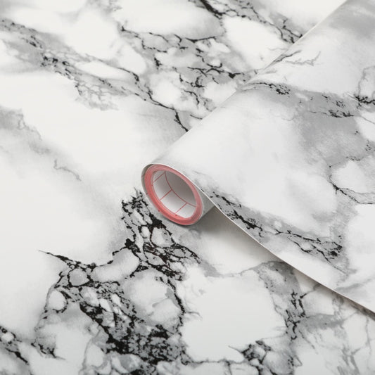 Self Adhesive Film - Marble White - 90cm x 2.1m