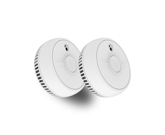 Smoke Alarm With 1 Year Battery - Twin Pack