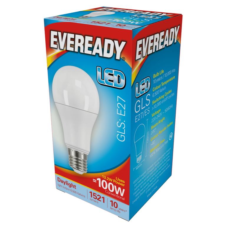LED GLS 14w - 1560lm Daylight 6500k E27