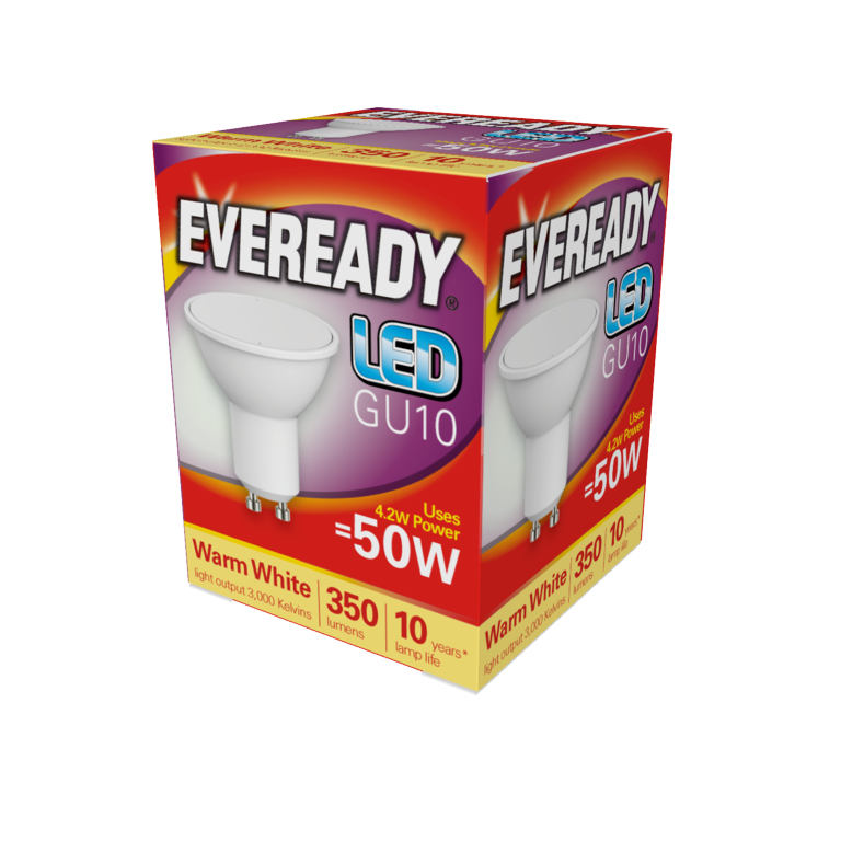 LED GU10 5W - 345lm Warm White 3000k