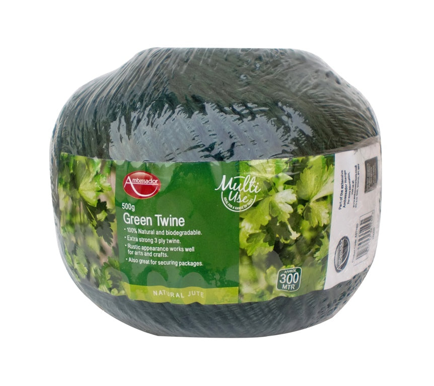 Green Jute Twine Ball - 500g/300m
