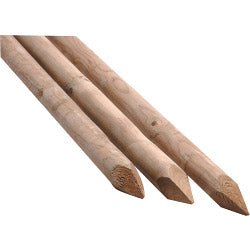 Round Pine Softwood Tree Stakes - 1.8m x 40mm