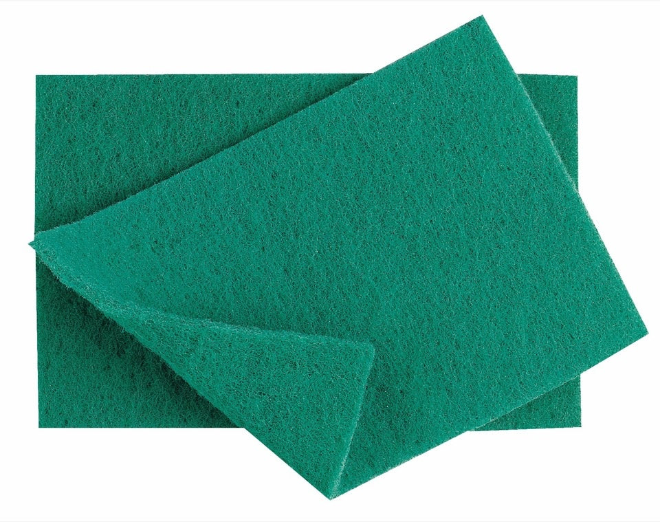 Industrial Green Scouring Pads - Pack 10