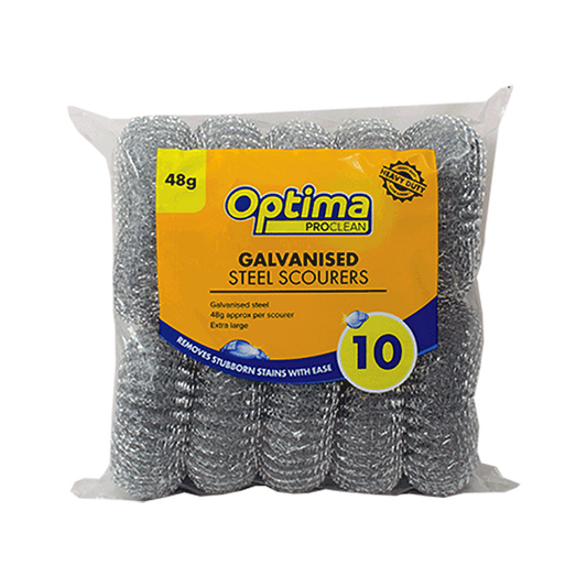 Galvanised Scourers - Pack 10 48gm