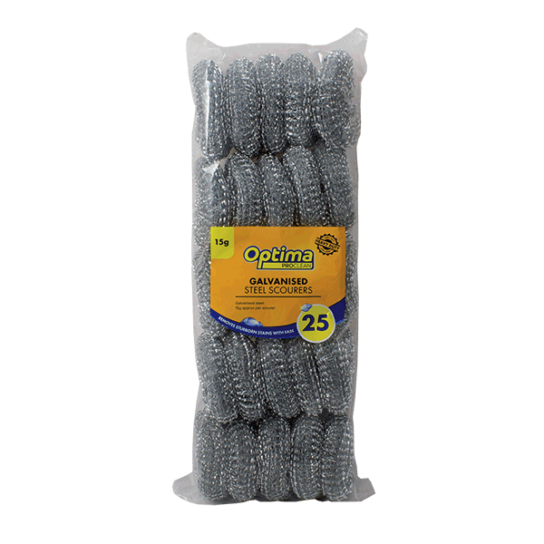 Galvanised Scourers - Pack 25 15gm