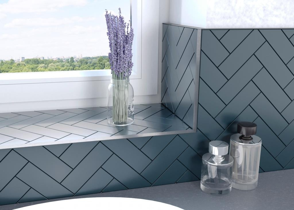 L Profile Trim 12mm x 2.44m - Cast Iron
