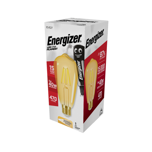 Filament LED ST64 E27 Dimmable - 5w 470lm