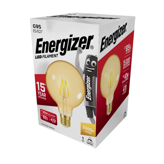 Filament LED G95 E27 Dimmable - 5w 470lm