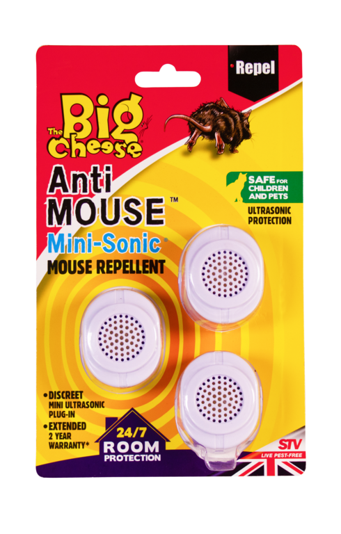 Anti Mouse Mini Sonic Mouse Repellent - 3 Pack