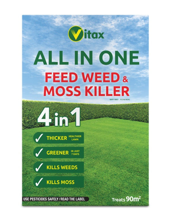 All In One Feed Weed & Moss Killer - 90sqm Box