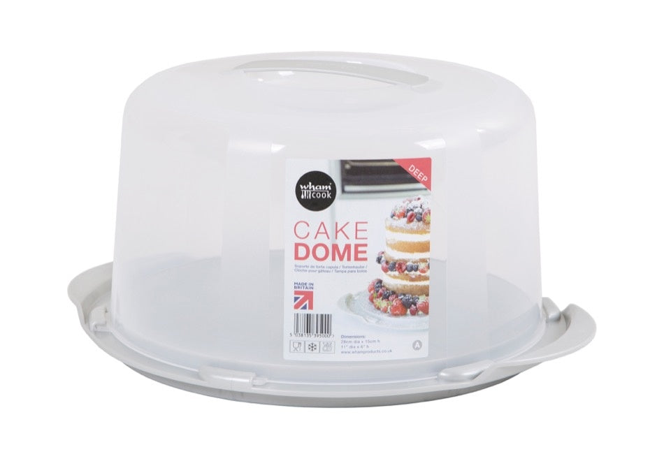 Round Cake Storer Clear Lid - 30x15