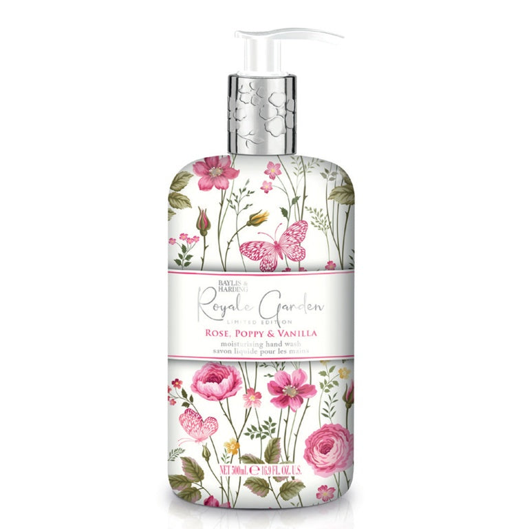 Hand Wash 500ml - Rose, Poppy & Vanilla