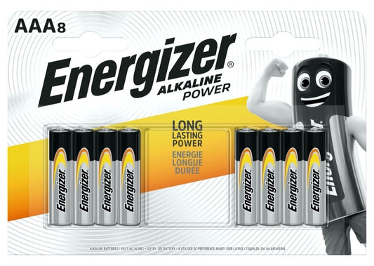 Alkaline Power Batteries - AAA Pack 8