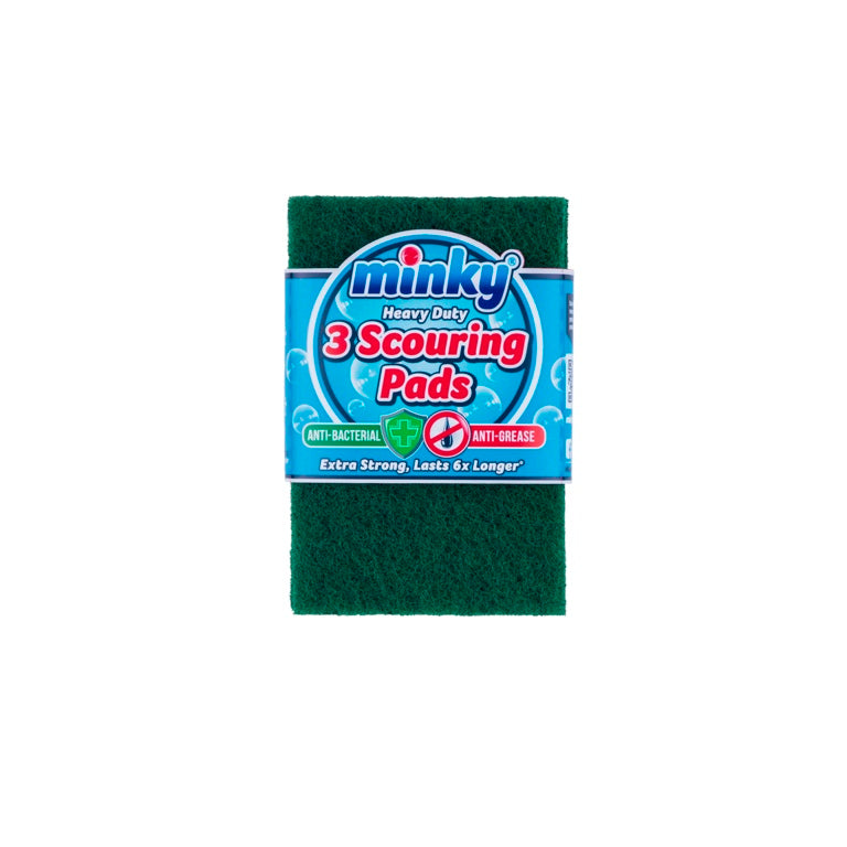 Anti-Bac Antigrease Scourers - Pack 3
