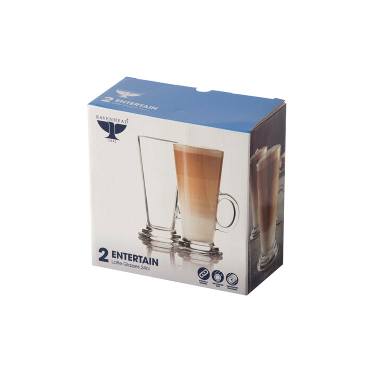 Entertain Latte Glasses Set 2 - 26cl