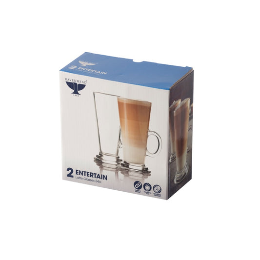 Entertain Latte Glasses Set 2 - 26cl