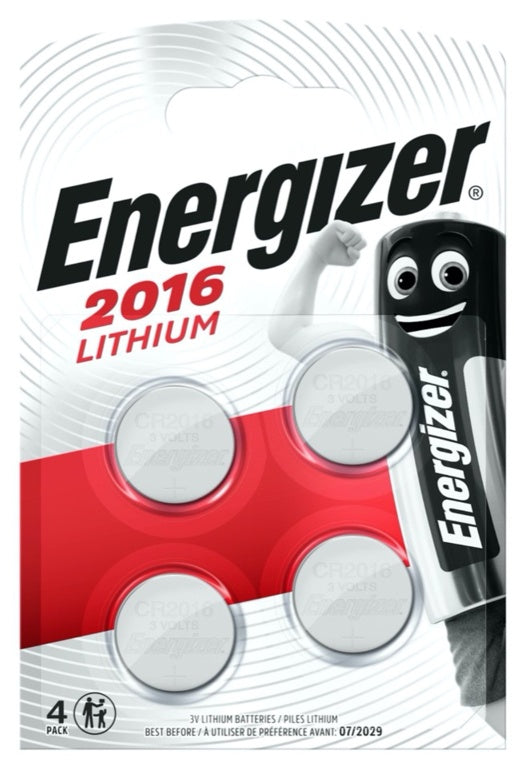 Lithium CR2016 Batteries - Card 4