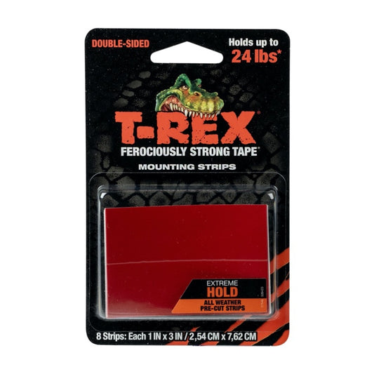 Ferociously Strong Mount Strips Pack 8 - 2.54 x  7.62cm