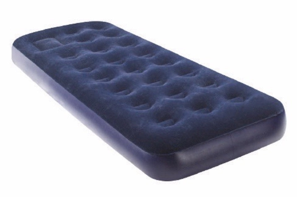 Flocked Airbed - Single 191 x 73 x 22cm