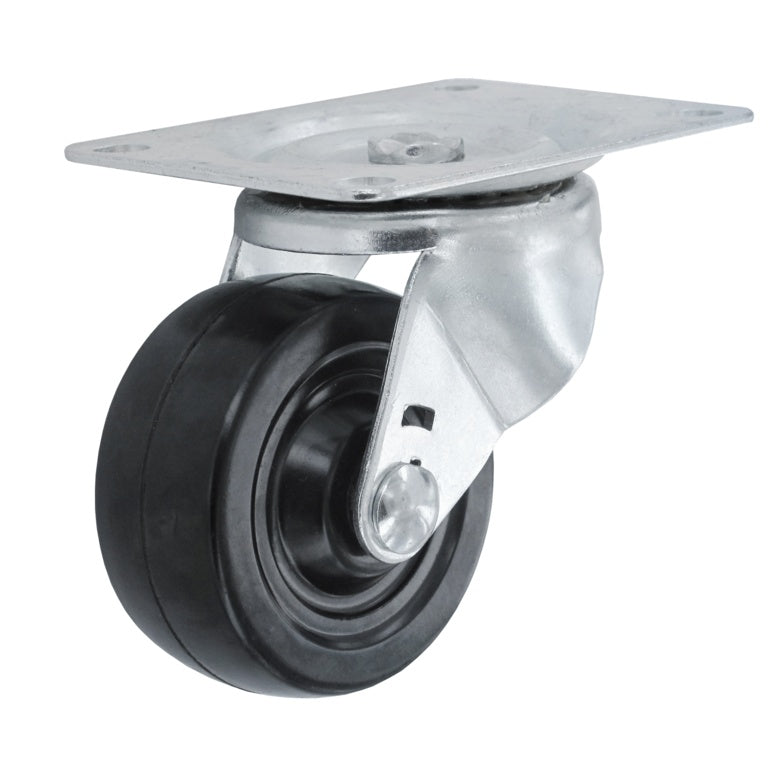 Swivel Castor Rubber Wheel - 100mm