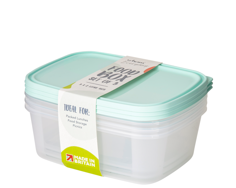 Everyday Clear Food Boxes Set 3 - 2L