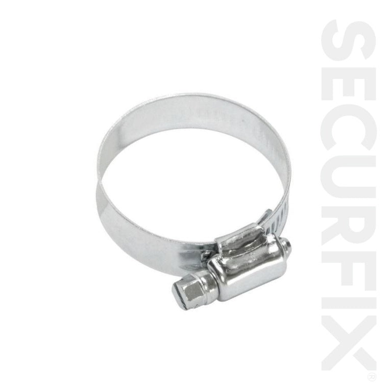Hose Clip 80-100mm Zinc Plated - 2 Pack