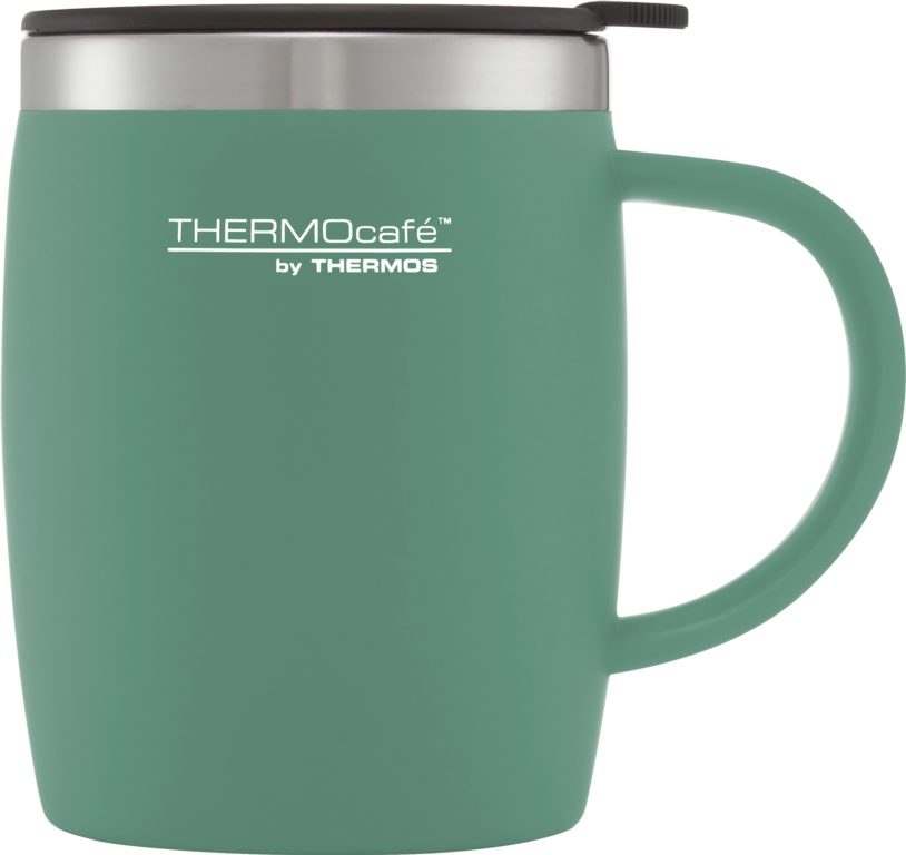 Thermocafe Soft Touch Desk Mug - Duck Egg 450ml