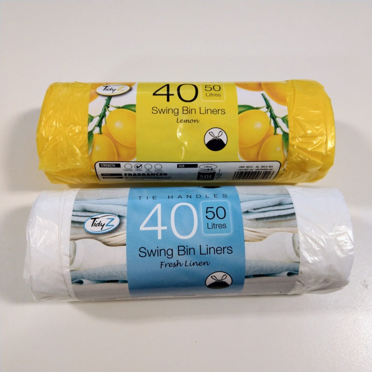 Fragranced Jumbo Swing Bin Liners - Pack 40