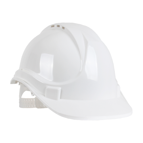 6 Point Safety Helmet One Size - White