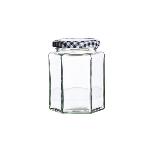 Hexagonal Twist Top Jar - 280ml