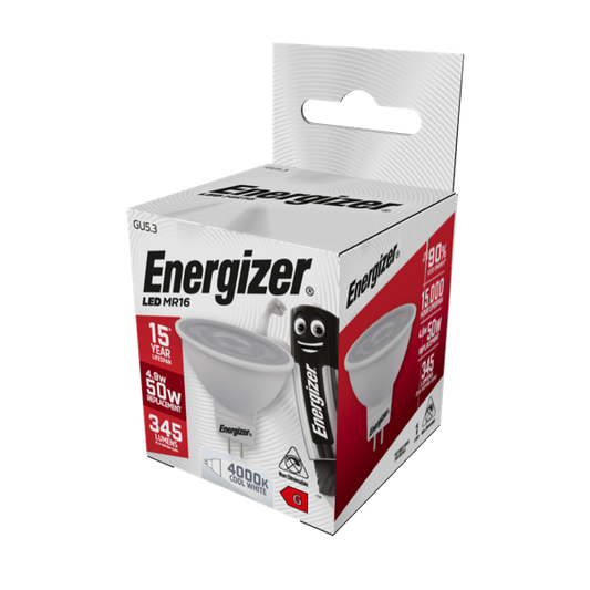 LED GU 5.3 MR16 3000k Warm White - 3.4w