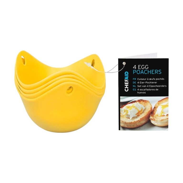 4 Silicone Egg Poachers