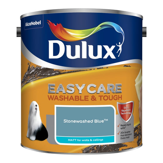 Easycare Washable & Tough Matt 2.5L - Stonewashed Blue