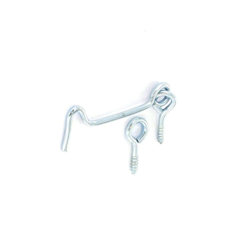 Gate Hooks & Eyes Zinc Plated (2) - 100mm