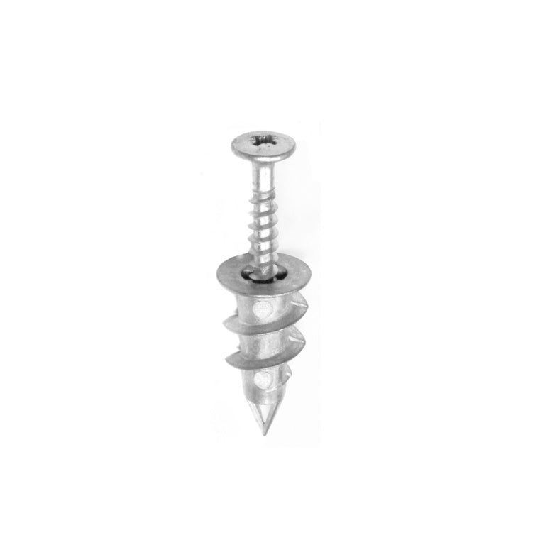 Heavy Duty Self Drilling Fixings With Screw - Pack 100