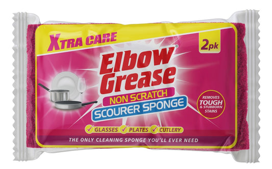 Non Scratch Scourer Sponge - Pack 2