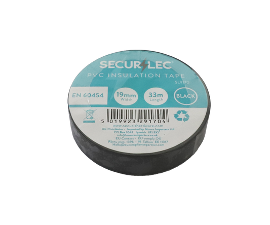 PVC Insulating Tape Black - 33 x 19