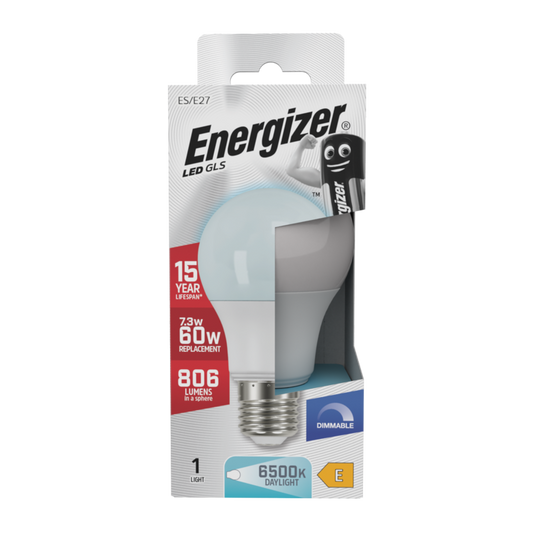 LED GLS E27 Daylight Dimmable 7.3w - 806lm