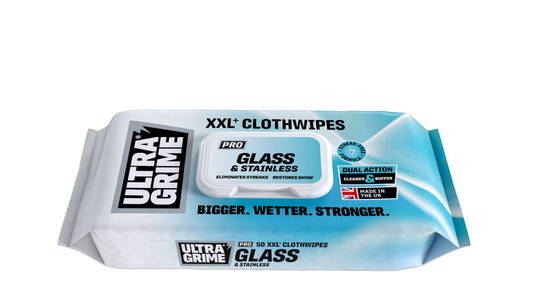 Glass & Stainless XXL+ Clothwipes - Pack 50