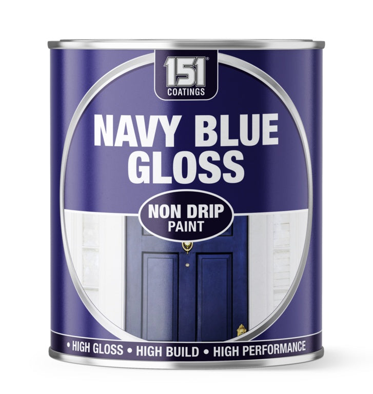 Non Drip Gloss Paint 300ml - Navy Blue