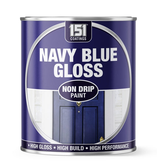 Non Drip Gloss Paint 300ml - Navy Blue