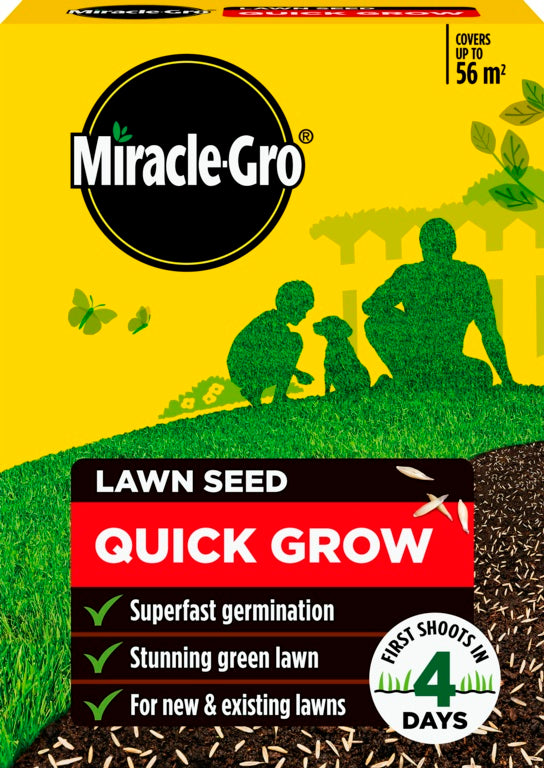 Quick Grow Lawn Seed - 56m2