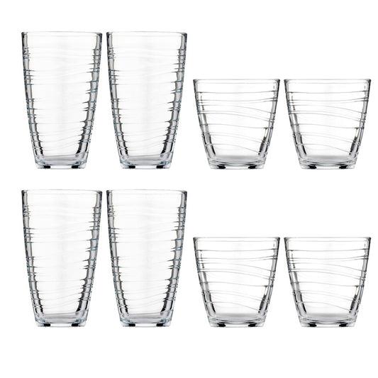 Essentials Swirl Tumbler Set - 8 Piece