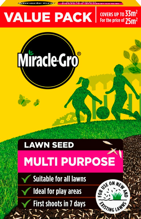 Multi Purpose Lawn Seed - 33m2 Value Pack