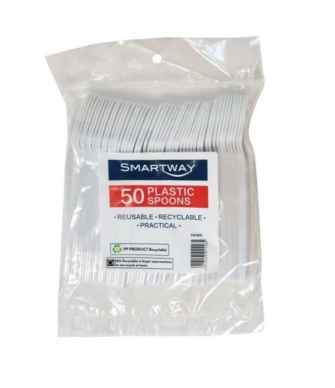 Plastic Spoons - Pack 50