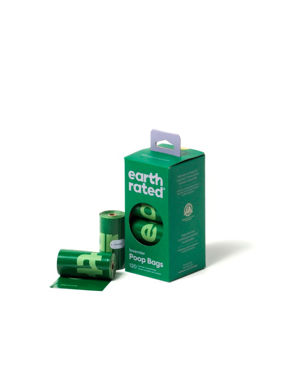 120 Poop Bags - 8 Rolls Lavender
