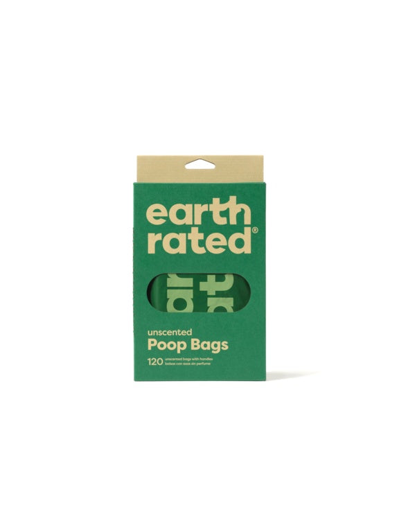 120 Easy Tie Handle Poop Bags - Unscented