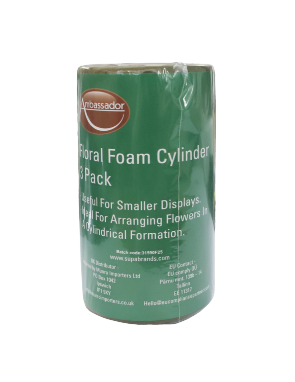 Floral Foam Cylinder - Pack 3